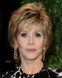 короткие стрижки знаменитостей Jane Fonda