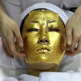 косметическая маска золото