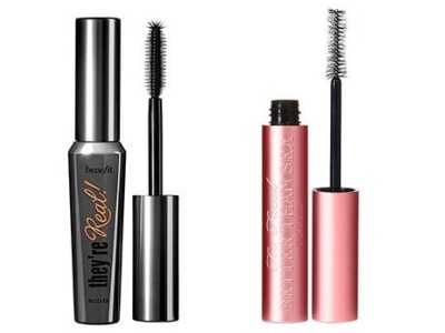 туши для ресниц They're Real от Benefit Cosmetics и Better Than Sex Mascara от Too Faced