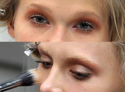 Желтый и оранжевый: тренд макияжа глаз сезона весна-лето 2012