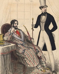 история костюма 1850-1910