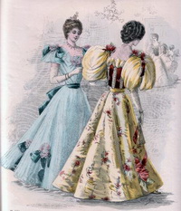 история костюма 1850-1910