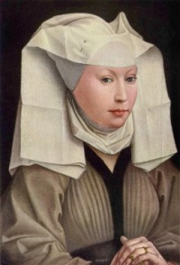 женская мода средние века эволюция моды головные уборы