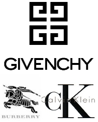 логотипы модных брендов
