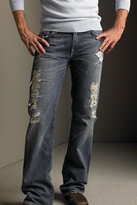 цвета мужских расклешенных джинсов