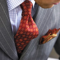 как научиться завязывать галстук разными узлами Half-Windsor