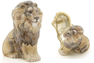 - Astor Crystal Lion  Judith Lieber