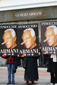 Борцы за права животных призывают Голливуд бойкотировать Armani
