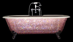 Блестящая ванна Diamond Bathtub: окунитесь в роскошь