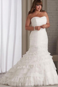 модные советы для полных выбор свадебного платья
