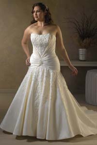 модные советы для полных выбор свадебного платья