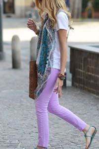 лиловые джинсы