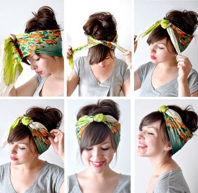 модные способы завязать платок на голове