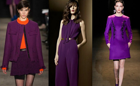 разновидности фиолетового цвета в одежде