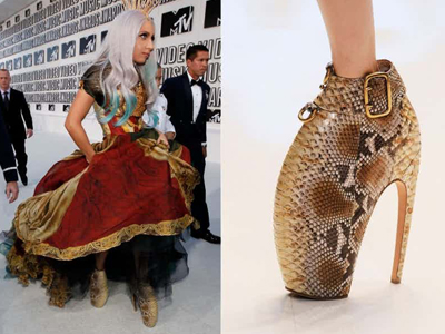 самая необычная обувь Леди Гага