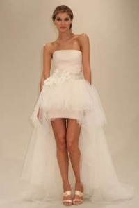 модели коротких свадебных платьев