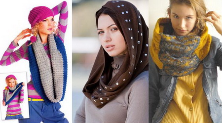 самые модные способы завязать шарф