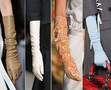 аксессуары осени и зимы 2014-2015 шарфы и перчатки