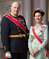 Гаральд и Соня, король и королева Норвегии 