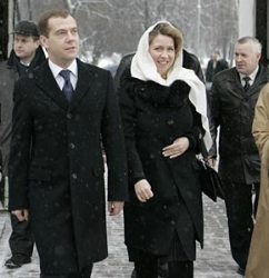 Светлана Медведева с мужем