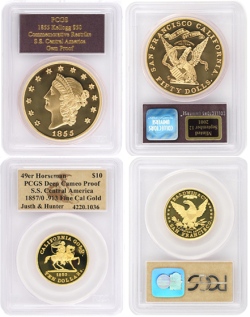 памятные монеты золота Центральной Америки