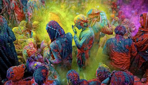 самые красочные праздники мира Holi