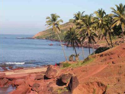 туристические достопримечательности Гоа Anjuna Beach