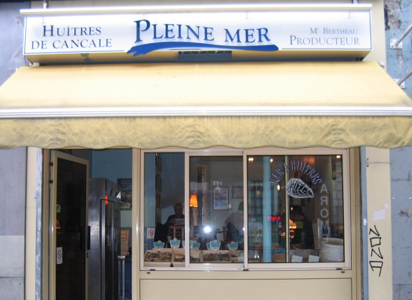 рестораны морепродуктов в Париже Pleine Mer