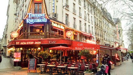 ночные рестораны Парижа Karlsbrau des Halles