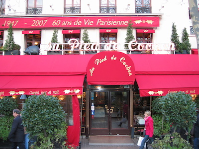 ночные рестораны Парижа Le Pied de Cochon