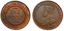 Австралийский пенни 1930