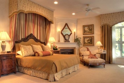 спальня в романтическом стиле