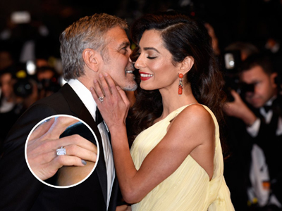 обручальные кольца знаменитостей Джордж Клуни и Амаль Аламуддин