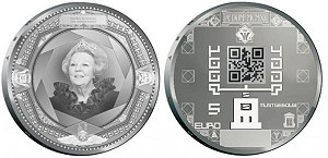QR-код на монетах