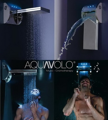 Наслаждайтесь любимой музыкой под водопадом вместе с Aquavolo Music-Chromotherapy