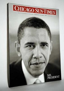 Chicago Sun-Times выставит на аукцион обложку с президентом США