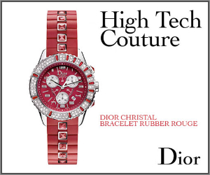 Dior Christal Rubber Rouge – часы в красном