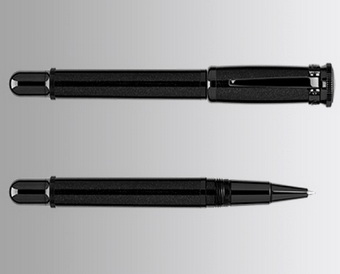 «Метеоритная» ручка Dunhill с бриллиантовым напылением