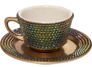 Чашка с кристаллами Swarovski от Леди Гага