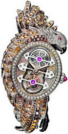 Часы как украшение: Ladyhawke Tourbillion от Boucheron и Girard-Perregaux