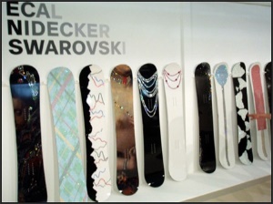 Доски для сноуборда с кристаллами Swarovski от Nidecker 