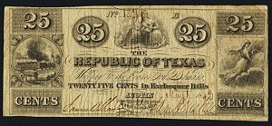 Старинная 25-центовая банкнота ушла с молотка за 63 тысячи долларов