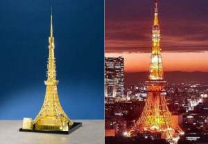 Золотая версия знаменитого небоскреба Tokyo Tower
