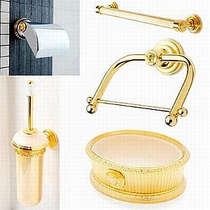 Versace Home Collection: аксессуары для ванной из чистого золота