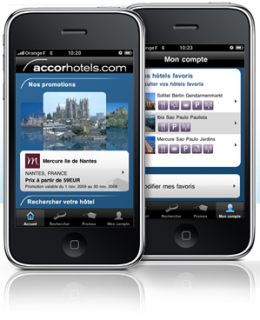 Отельная группа Accor запускает свое приложение к iPhone