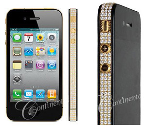 Continental Mobiles украсил бриллиантами iPhone 4G