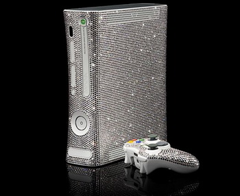 Блестящая игровая консоль Xbox 360 от CrystalRoc