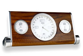Настольные часы Linley Tri-Time Desk Clock