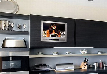 Встроенный кухонный телевизор Luxurite TV