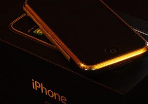 Apple iPhone в золоте